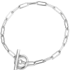 Silver toggle bracelet